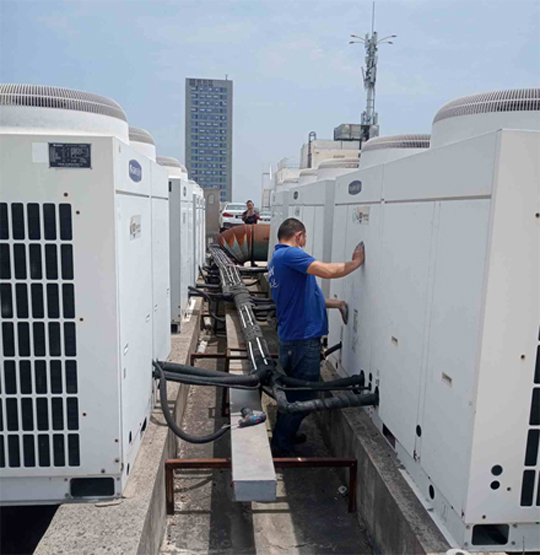 广平中央空调制热和不制冷系统维修方法